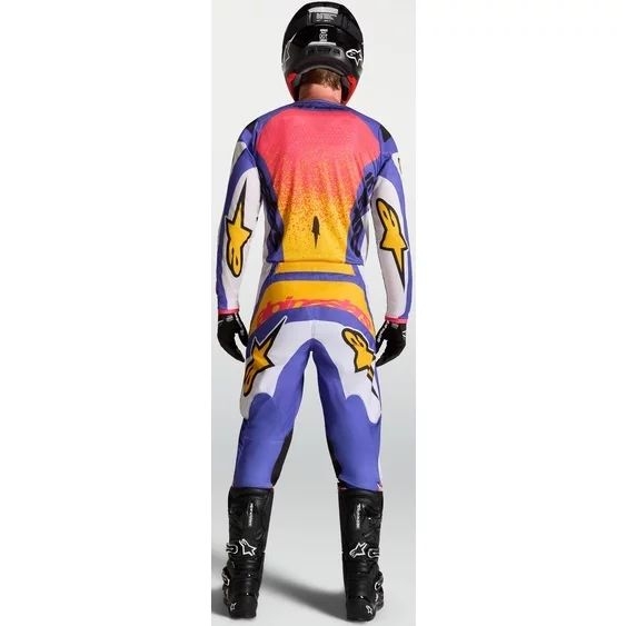 Pantaloni cross-enduro ALPINESTARS FLUID DRAG 2027 30 Negru/Alb/Albastru, 10