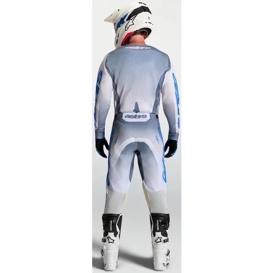 Pantaloni cross-enduro ALPINESTARS FLUID DRAG 2027 30 Negru/Alb/Albastru, 14