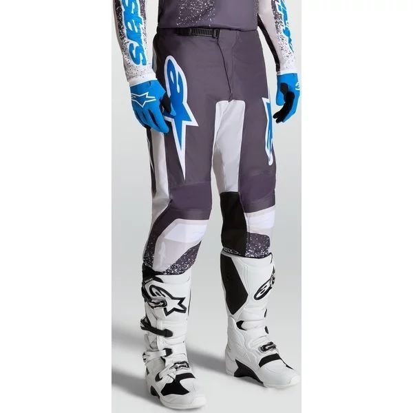 Pantaloni cross-enduro ALPINESTARS FLUID DRAG 2027 30 Negru/Alb/Albastru, 15