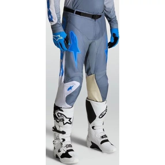 Pantaloni cross-enduro ALPINESTARS FLUID DRAG 2027 30 Negru/Alb/Albastru, 25