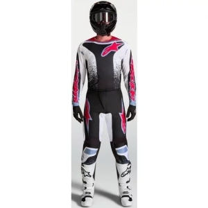 Pantaloni cross-enduro ALPINESTARS FLUID DRAG 2027 30 Negru/Alb/Albastru