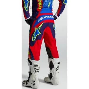 Pantaloni cross-enduro ALPINESTARS FLUID DRAG 2027 30 Negru/Alb/Albastru, 24
