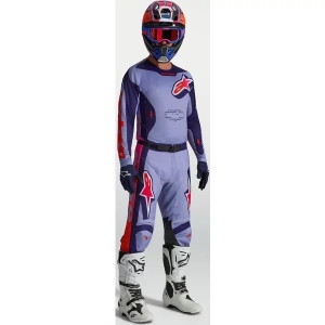 Tricou cross-enduro ALPINESTARS RACER AIR HUNT 2027 S Violet/Mov/Roz fluo