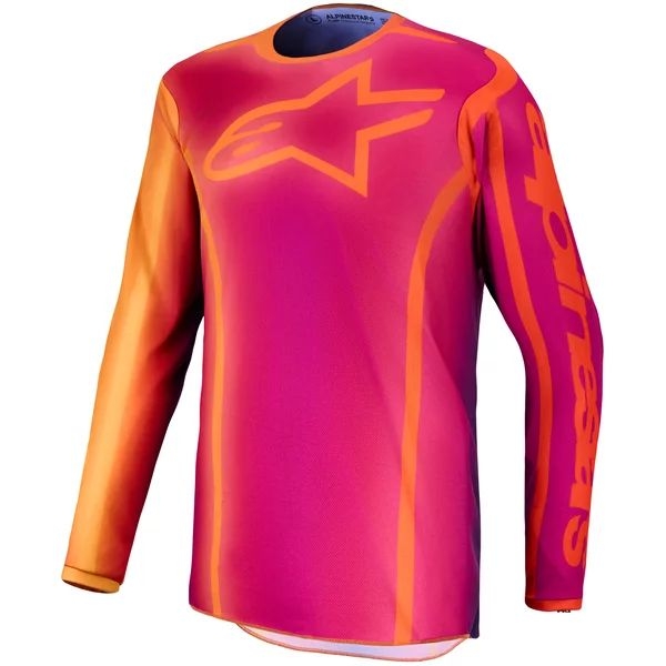 Tricou cross-enduro ALPINESTARS FLUID KEPLER 2027 S Roz/Portocaliu, 7