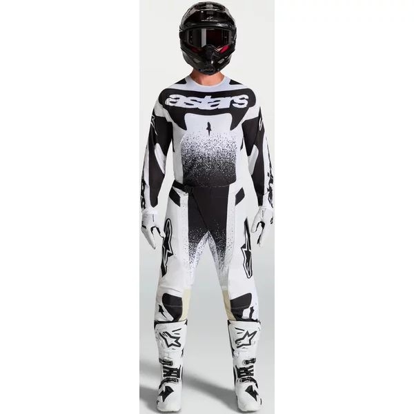 Pantaloni cross-enduro ALPINESTARS TECHSTAR SWAN 2027 Alb/Negru 30, 9