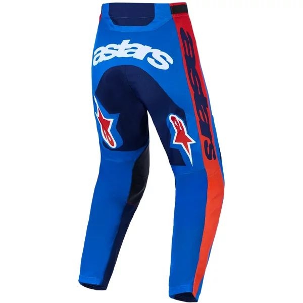 Pantaloni cross-enduro ALPINESTARS RACER HUNT 2027 30 Alb/Rosu fluo/Albastru, 19
