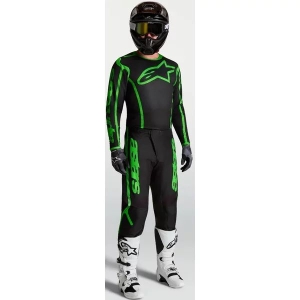 Tricou cross-enduro ALPINESTARS FLUID APEX V2 2027 S Negru/Verde fluo, 11