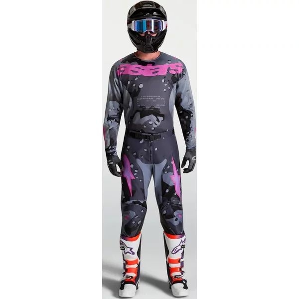 Pantaloni cross-enduro ALPINESTARS RACER LONE 2027 30 Camuflaj/Negru, 8
