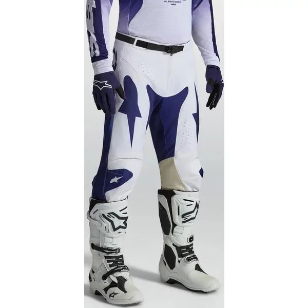 Pantaloni cross-enduro ALPINESTARS RACER AIR AMBER 2027 30 Navy/Alb, 5