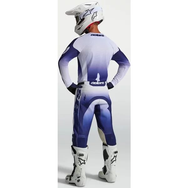 Pantaloni cross-enduro ALPINESTARS RACER AIR AMBER 2027 30 Navy/Alb, 7