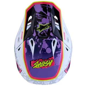 Casca cross-enduro ALPINESTARS S-M7 BLASTER ECE06 S Negru/Gri/Galben fluo, 8