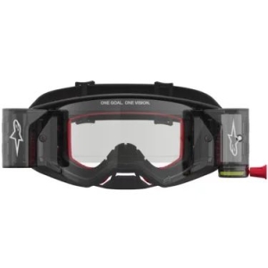 Ochelari cross-enduro ALPINESTARS SUPERTECH FIRMA ROLL OFF GOGGLES Rosu/Argintiu