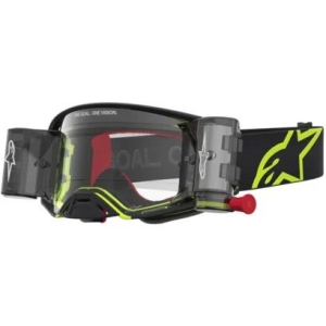 Ochelari cross-enduro ALPINESTARS SUPERTECH FIRMA ROLL OFF GOGGLES Rosu/Argintiu, 9