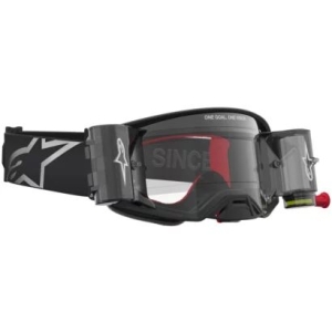 Ochelari cross-enduro ALPINESTARS SUPERTECH FIRMA ROLL OFF GOGGLES Rosu/Argintiu, 11