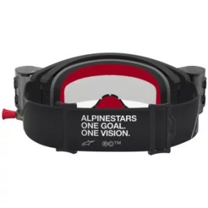 Ochelari cross-enduro ALPINESTARS SUPERTECH FIRMA ROLL OFF GOGGLES Rosu/Argintiu, 15
