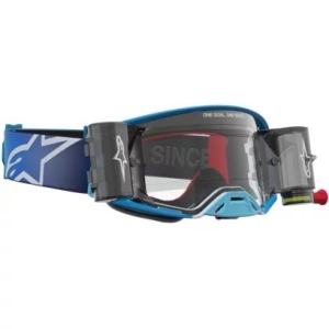 Ochelari cross-enduro ALPINESTARS SUPERTECH FIRMA ROLL OFF GOGGLES Rosu/Argintiu, 17