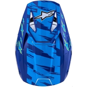 Casca cross-enduro de copii ALPINESTARS S-M3 YOUTH FALCON ECE06 S Rosu/Alb/Albastru, 7