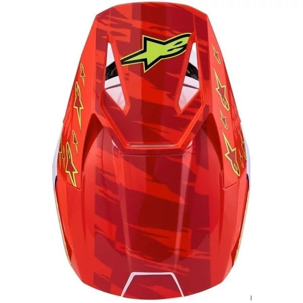 Casca cross-enduro ALPINESTARS S-M3 FALCON ECE06 S Rosu/Alb/Albastru, 5