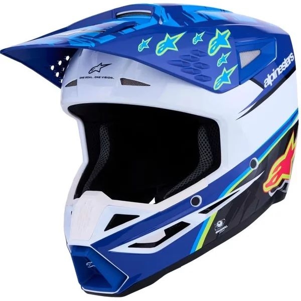 Casca cross-enduro ALPINESTARS S-M3 FALCON ECE06 L Alb/Negru/Roz, 6