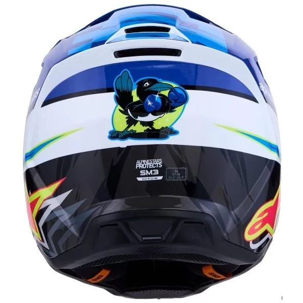 Casca cross-enduro ALPINESTARS S-M3 FALCON ECE06 L Alb/Negru/Roz, 8