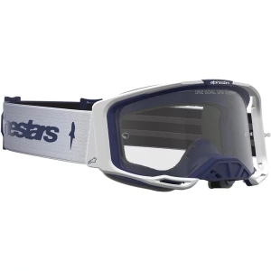 Ochelari cross-enduro ALPINESTARS VISION 8 AMBER GOGGLES Alb/Navy