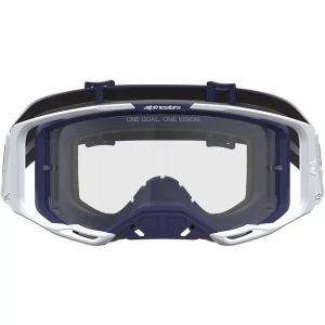 Ochelari cross-enduro ALPINESTARS VISION 8 AMBER GOGGLES Alb/Navy, 8