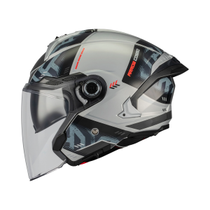 Casca open face motociclete MT Cosmo SV Arrow C2 gri lucios (ochelari soare integrati) - tip viziera: MT-V-37 - S (55/56cm), 3