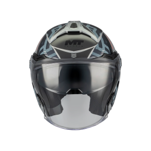 Casca open face motociclete MT Cosmo SV Arrow C2 gri lucios (ochelari soare integrati) - tip viziera: MT-V-37 - XS (53/54cm), 4