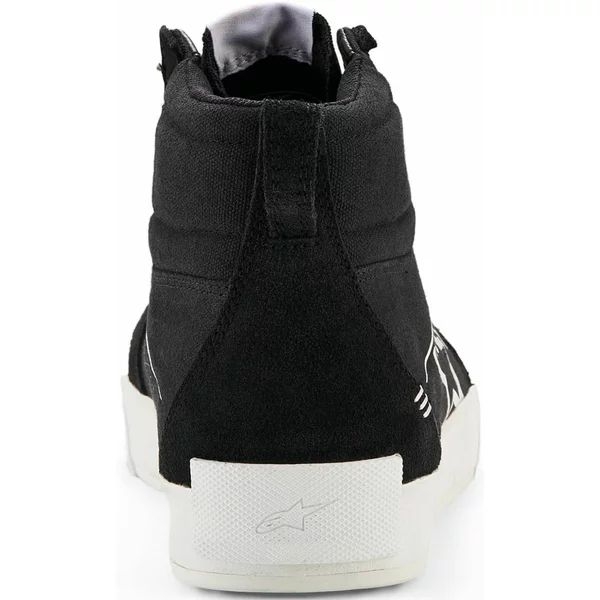 Ghete moto ALPINESTARS RIDE-63 CANVAS 41 Alb/Negru/Carouri, 8