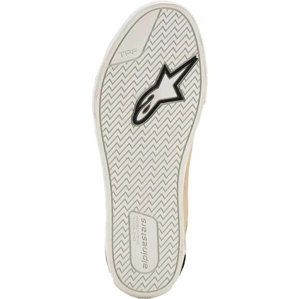 Ghete moto ALPINESTARS RIDE-63 CANVAS 41 Alb/Negru/Carouri, 22