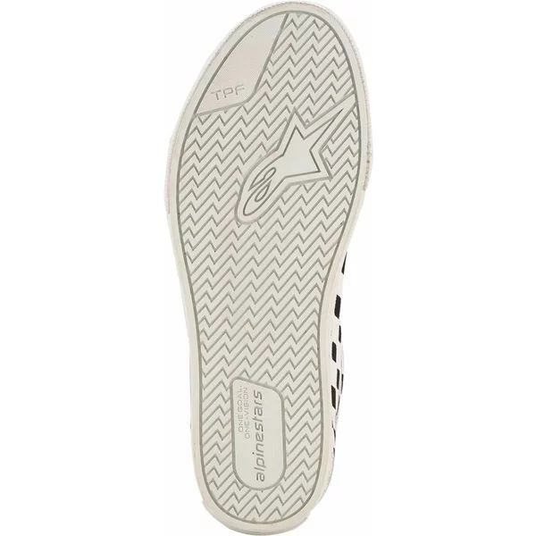 Ghete moto ALPINESTARS RIDE-63 CANVAS 41 Alb/Negru/Carouri, 39