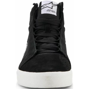 Ghete moto ALPINESTARS RIDE-63 CANVAS 41 Alb/Negru/Carouri, 9