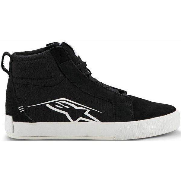 Ghete moto ALPINESTARS RIDE-63 CANVAS Negru/Alb 43, 14