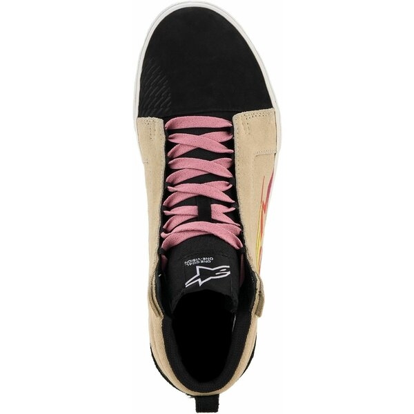 Ghete moto ALPINESTARS RIDE-63 CANVAS Negru/Alb 44, 20