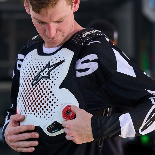 Vesta airbag ALPINESTARS TECH-AIR® MX Alb/Negru XXL, 6