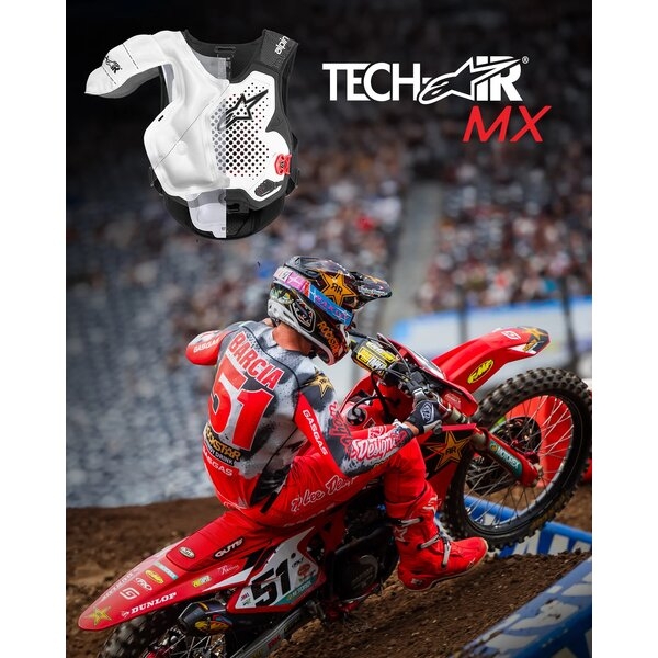 Vesta airbag ALPINESTARS TECH-AIR® MX Alb/Negru XXL, 8
