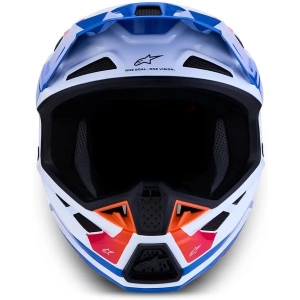Casca cross-enduro ALPINESTARS SUPERTECH S-M7 CORE ECE06 S Alb/Albastru/Rosu, 4