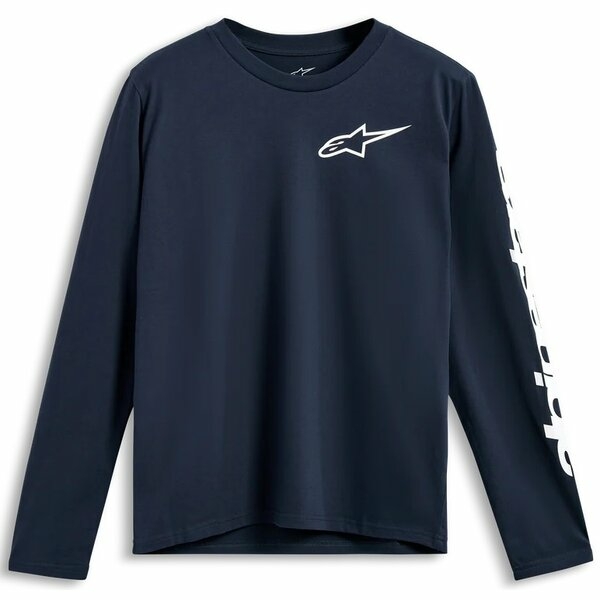 Tricou ALPINESTARS TRACKSIDE LS CSF S Negru/Alb, 4