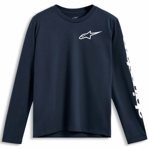 Tricou ALPINESTARS TRACKSIDE LS CSF S Negru/Alb, 4