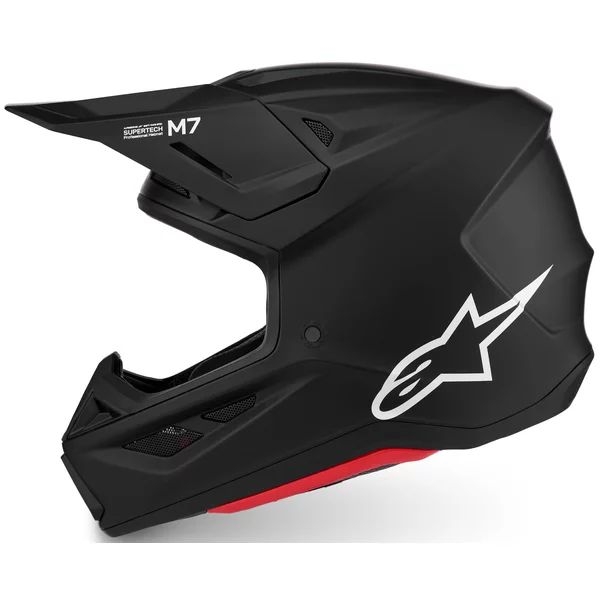 Casca cross-enduro ALPINESTARS SUPERTECH S-M7 SOLID ECE06 XS Negru mat, 14
