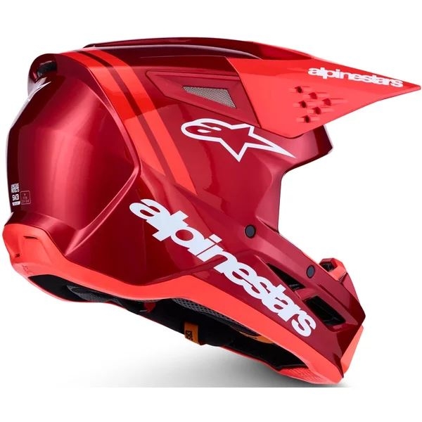 Casca cross-enduro ALPINESTARS S-M3 RADIUM ECE06 XS Rosu/Alb, 42