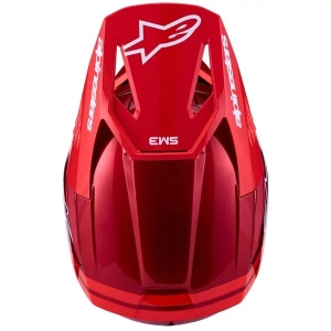 Casca cross-enduro ALPINESTARS S-M3 RADIUM ECE06 XS Rosu/Alb, 6