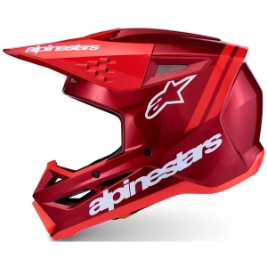 Casca cross-enduro ALPINESTARS S-M3 RADIUM ECE06 XS Rosu/Alb, 14