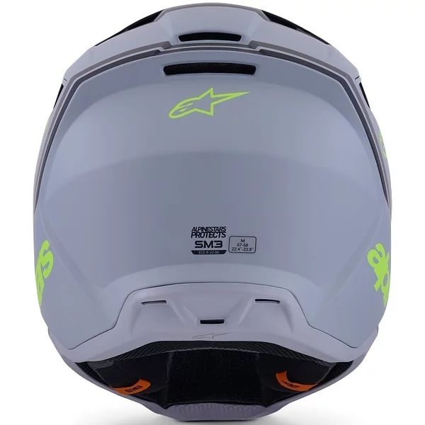 Casca cross-enduro ALPINESTARS S-M3 RADIUM ECE06 S Rosu/Alb, 18