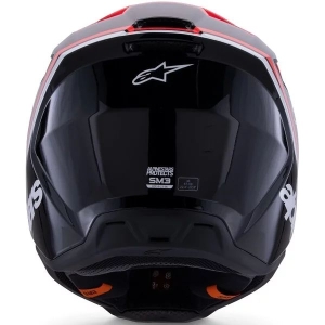 Casca cross-enduro ALPINESTARS S-M3 RADIUM ECE06 S Rosu/Alb, 17