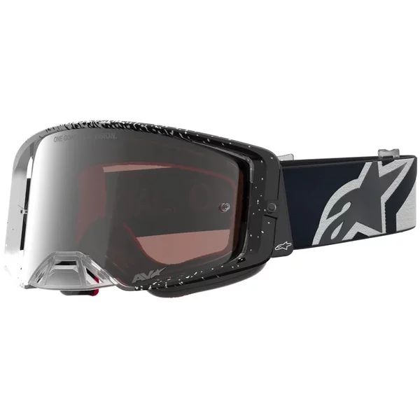 Ochelari cross-enduro ALPINESTARS SUPERTECH HITEN GOGGLES Negru/Rosu, 13