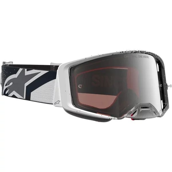Ochelari cross-enduro ALPINESTARS SUPERTECH HITEN GOGGLES Negru/Rosu, 15
