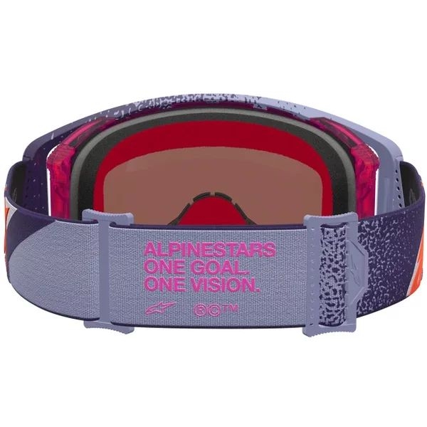 Ochelari cross-enduro ALPINESTARS SUPERTECH HITEN GOGGLES Negru/Rosu, 17