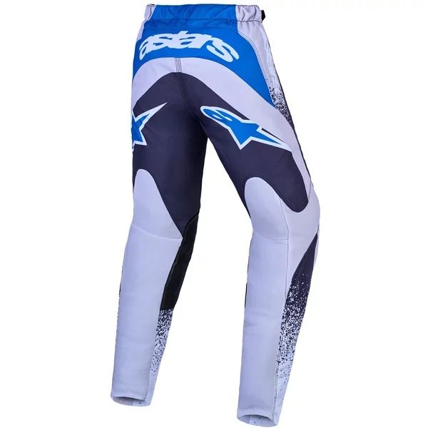 Pantaloni cross-enduro de copii ALPINESTARS FLUID DRAG 2027 26 Alb/Mov/Auriu, 9