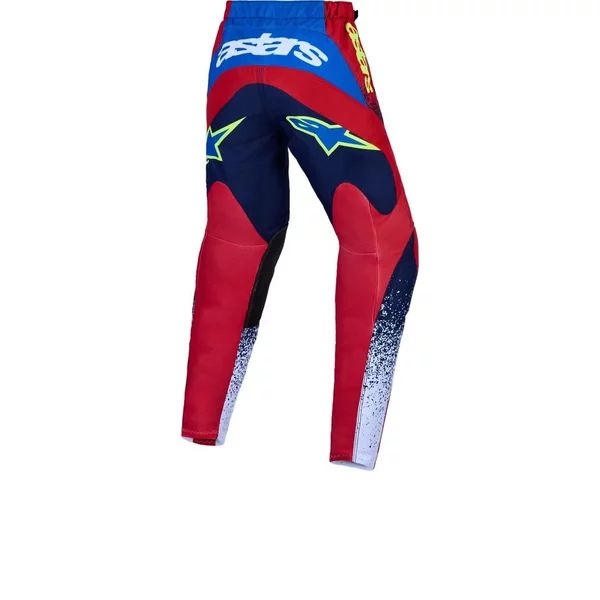 Pantaloni cross-enduro de copii ALPINESTARS FLUID DRAG 2027 26 Alb/Mov/Auriu, 16